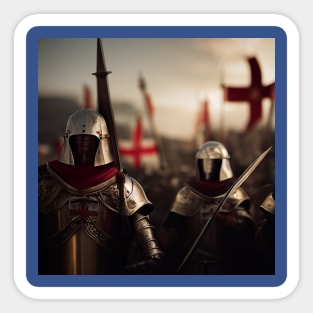 Knights Templar in The Holy Land Sticker